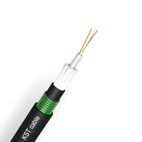 Multi Mode Double Sheath Armored Central Loose Tube Fiber Optic Cable GYFXTY53