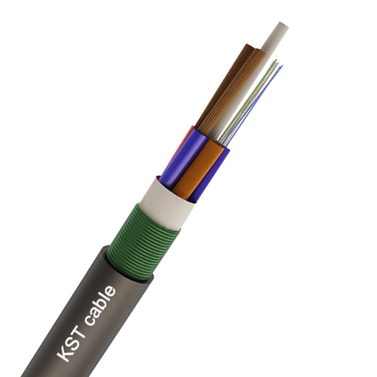 Steel Armored Photoelectric Composite Fiber Optic Cable with Kevlar Yarn