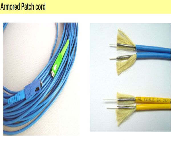 Armored Fiber Optic Patch cord