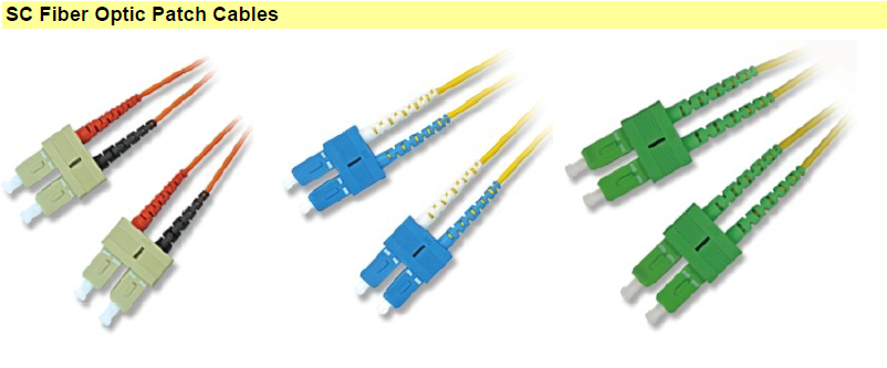 SC Fiber Optic Patch Cables