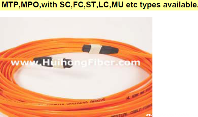 MTP,MPO,with SC,FC,ST,LC,MU etc types available.