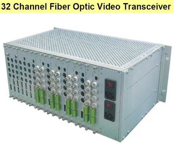 32 Channel Fiber Optic Video Transceiver