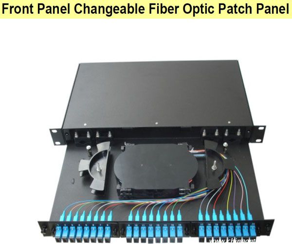 Front Panel Changeable Fiber Optic Patch Panel